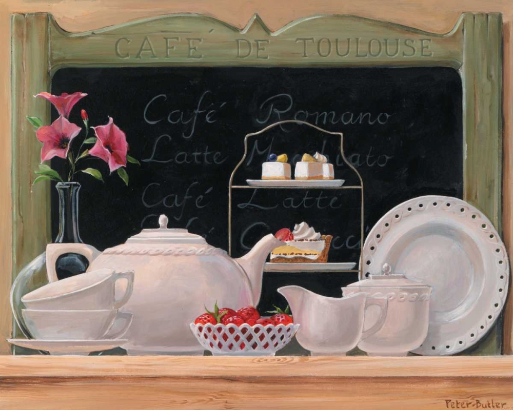 Cafe de Toulouse art print by Peter Butler for $57.95 CAD