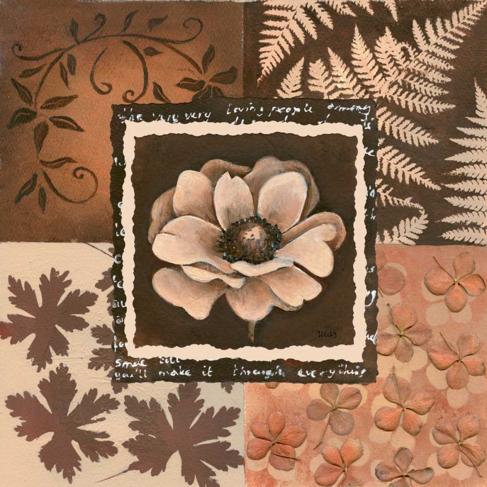 Flower in square I art print by Hedy for $57.95 CAD