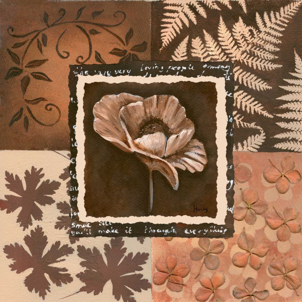Flower in square II art print by Hedy for $57.95 CAD