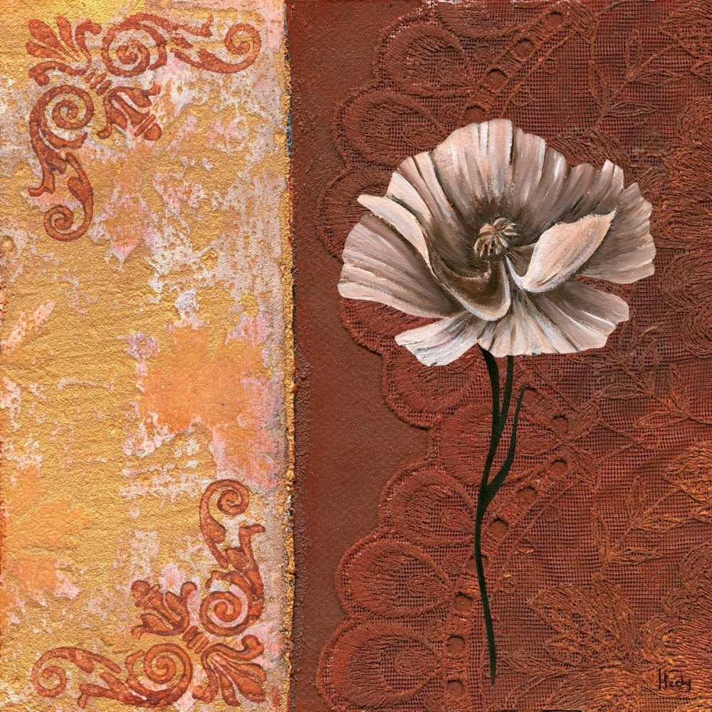 Flower with border I art print by Hedy for $57.95 CAD
