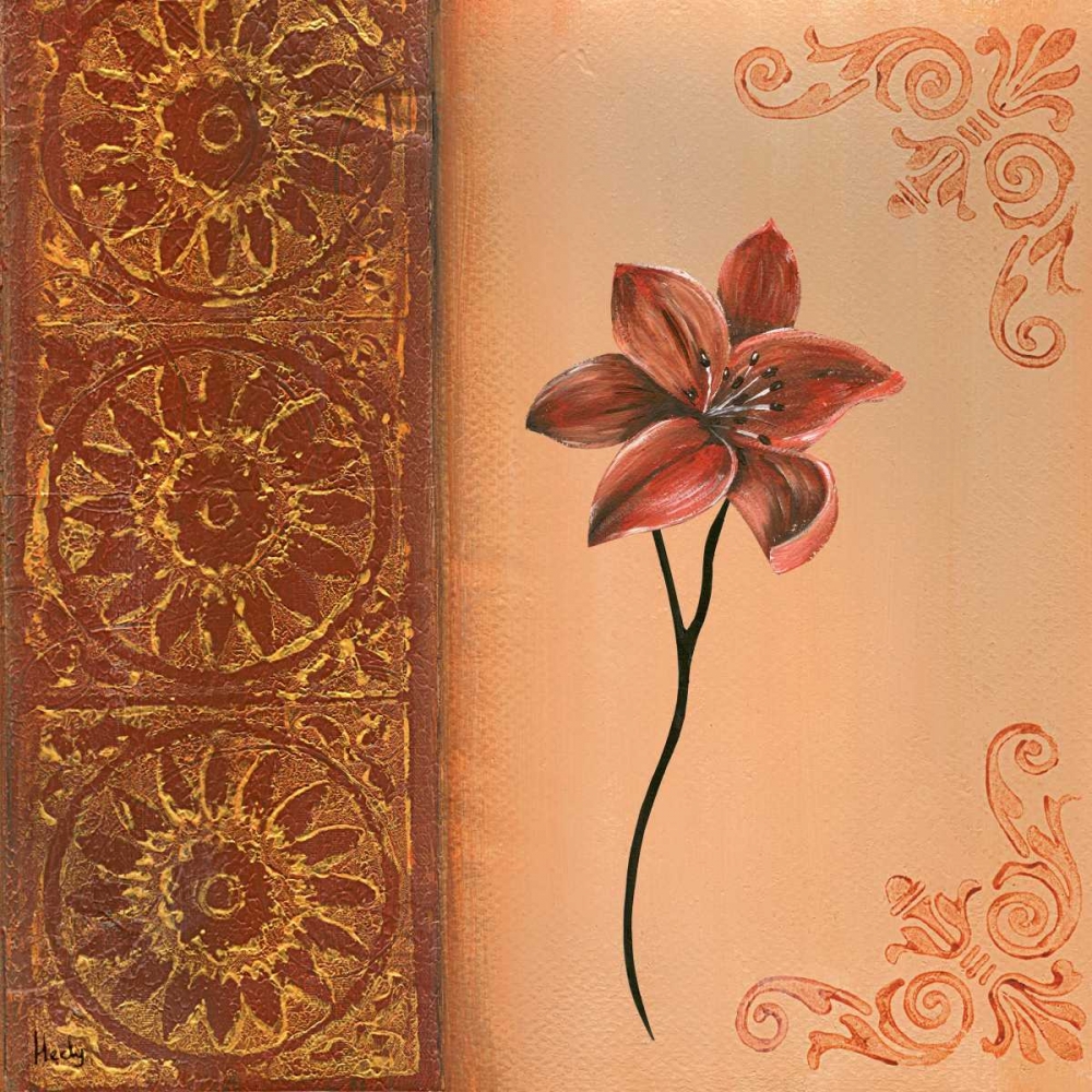 Flower with border III art print by Hedy for $57.95 CAD
