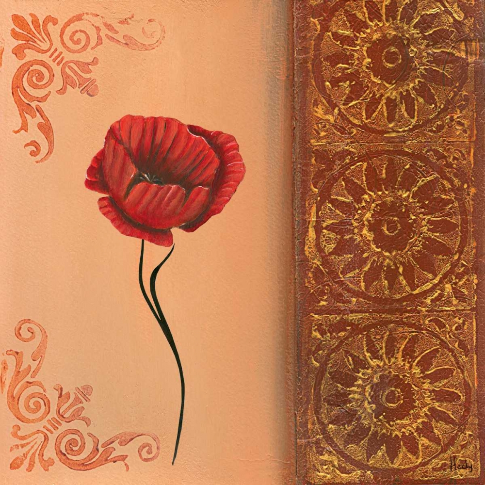 Flower with border V art print by Hedy for $57.95 CAD