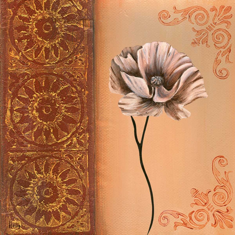 Flower with border VIII art print by Hedy for $57.95 CAD