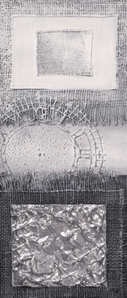 Silver blocks I art print by Hedy for $57.95 CAD