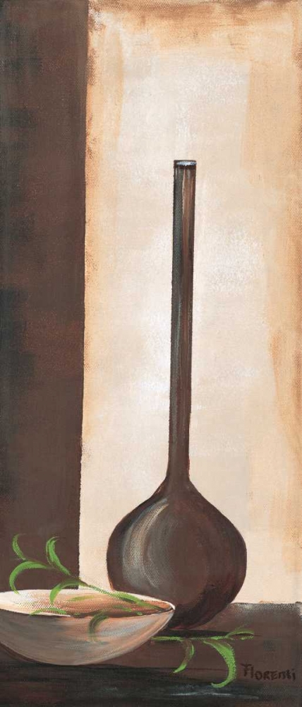 Brown vase I art print by Isa Florenti for $57.95 CAD