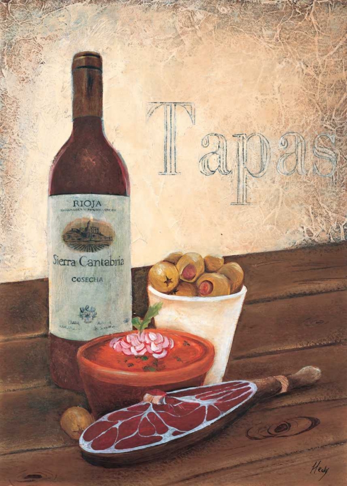 Tapas art print by Hedy for $57.95 CAD