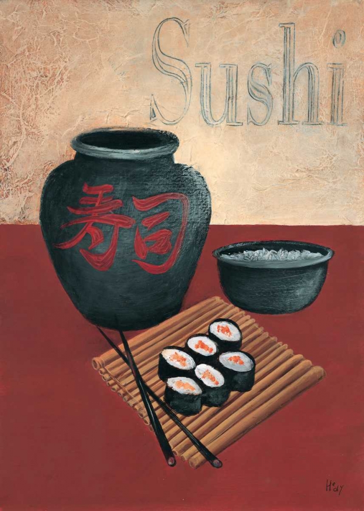 Sushi art print by Hedy for $57.95 CAD