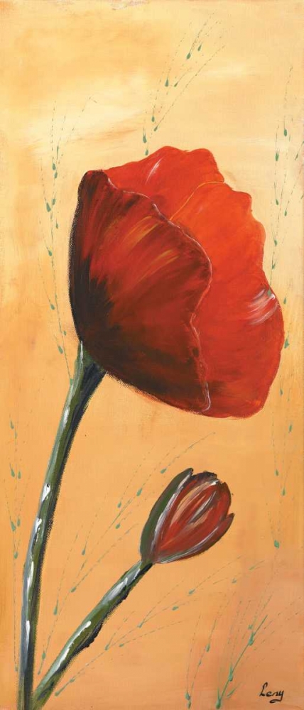 Red I art print by Leny for $57.95 CAD