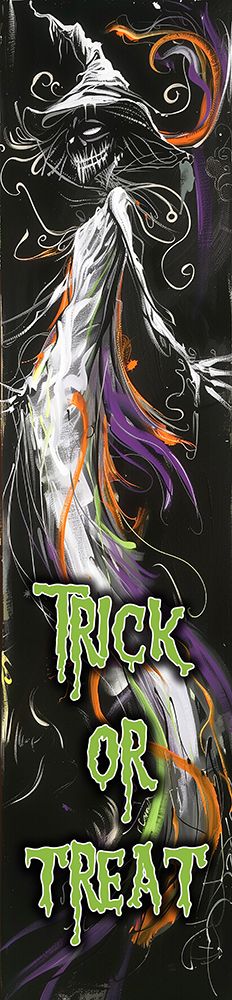Trick or Treat Halloween Ghost art print by Acorn And Ivory Designs for $57.95 CAD