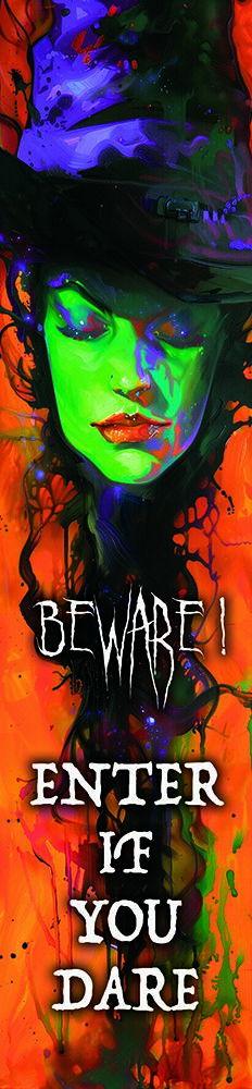 Beware - Enter if You Dare Witch art print by Acorn And Ivory Designs for $57.95 CAD
