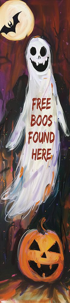 Free Boos Found Here art print by Acorn And Ivory Designs for $57.95 CAD