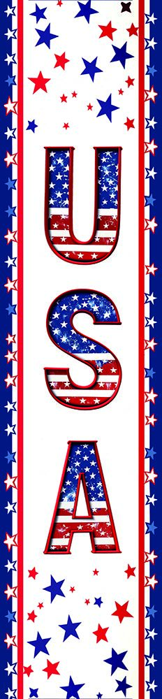 Patriotic USA Sign IV art print by Acorn And Ivory Designs for $57.95 CAD