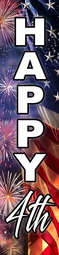 Happy 4th Sign art print by Acorn And Ivory Designs for $57.95 CAD