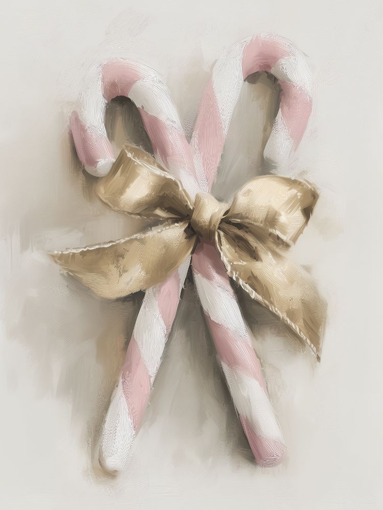 Candy Cane Glow art print by Acorn And Ivory Designs for $57.95 CAD