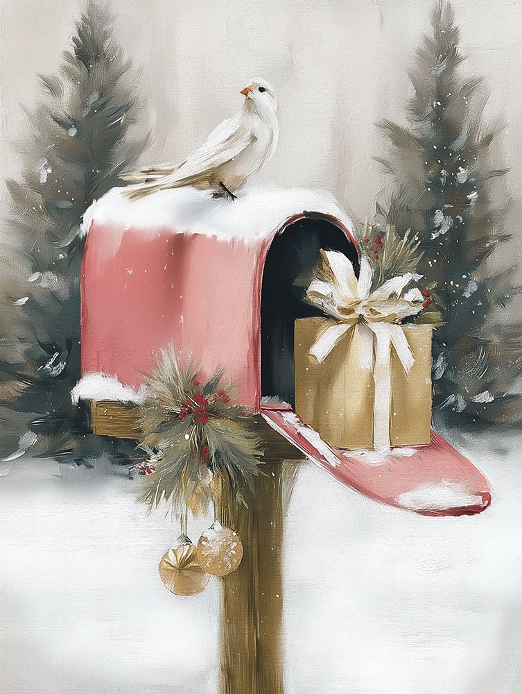 Holiday Surprise art print by Acorn And Ivory Designs for $57.95 CAD