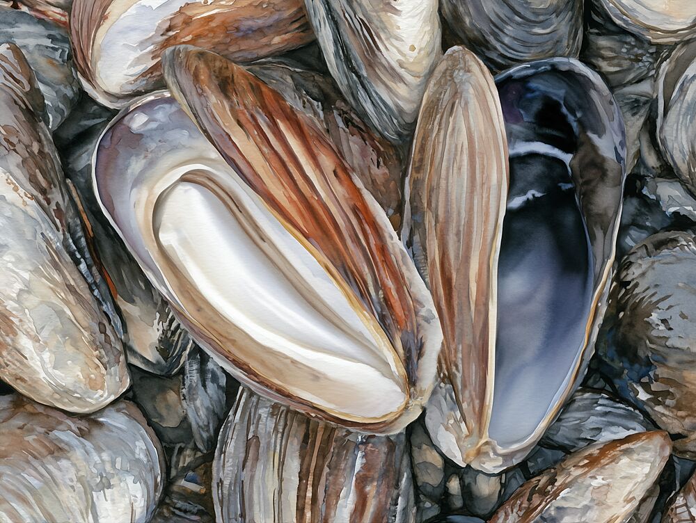 Tidal Treasures art print by Acorn and Ivory Designs for $57.95 CAD