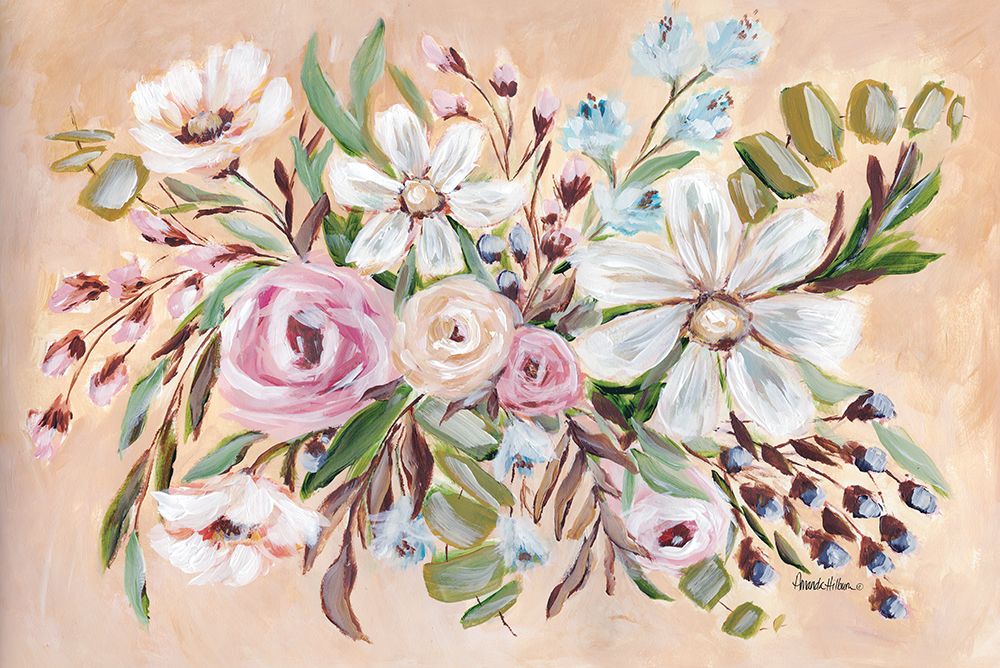 Flowers for Elizabeth art print by Amanda Hilburn for $57.95 CAD