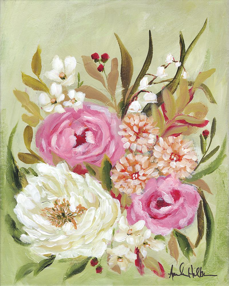 Boho Bouquet II art print by Amanda Hilburn for $57.95 CAD