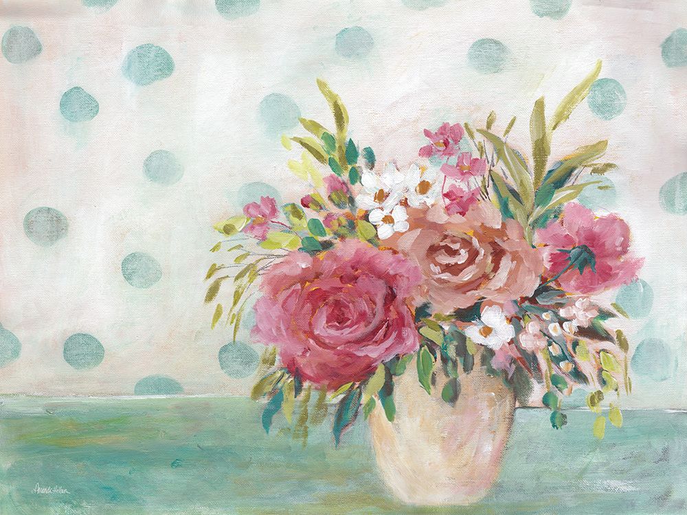 Polka Dot Parlor art print by Amanda Hilburn for $57.95 CAD