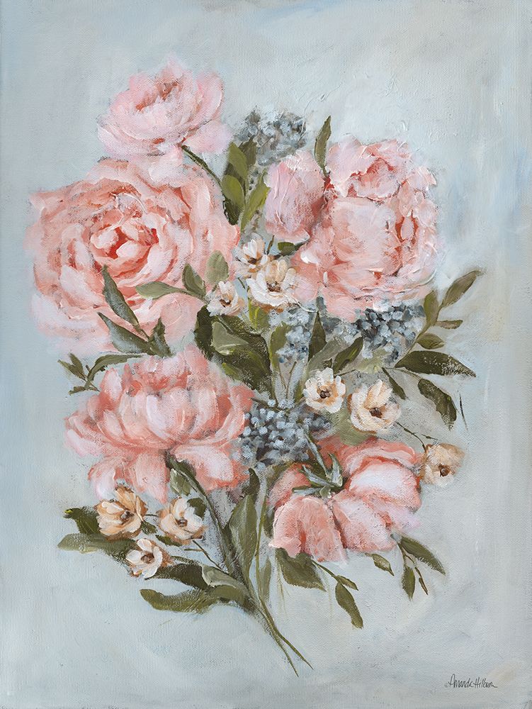 Antique Peonies art print by Amanda Hilburn for $57.95 CAD