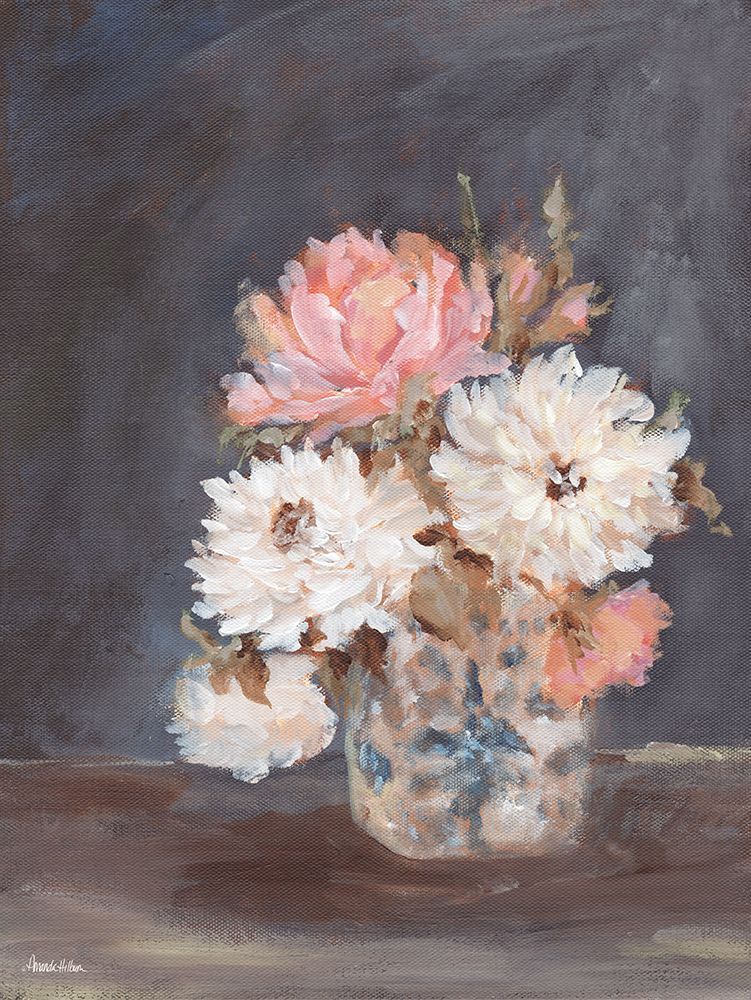 Vintage Vase Arrangement art print by Amanda Hilburn for $57.95 CAD