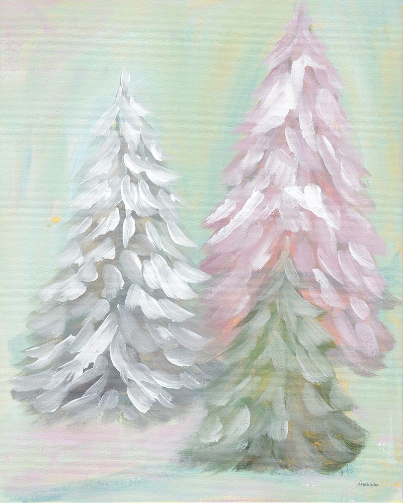 Candy Land Christmas Trees art print by Amanda Hilburn for $57.95 CAD