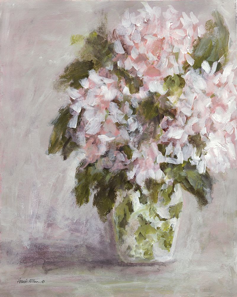 Chinoiserie Charm - Hydrangeas art print by Amanda Hilburn for $57.95 CAD