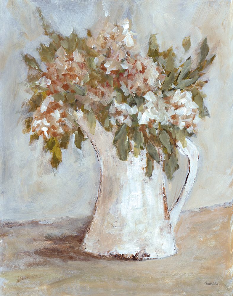 Farmhouse Hydrangeas art print by Amanda Hilburn for $57.95 CAD
