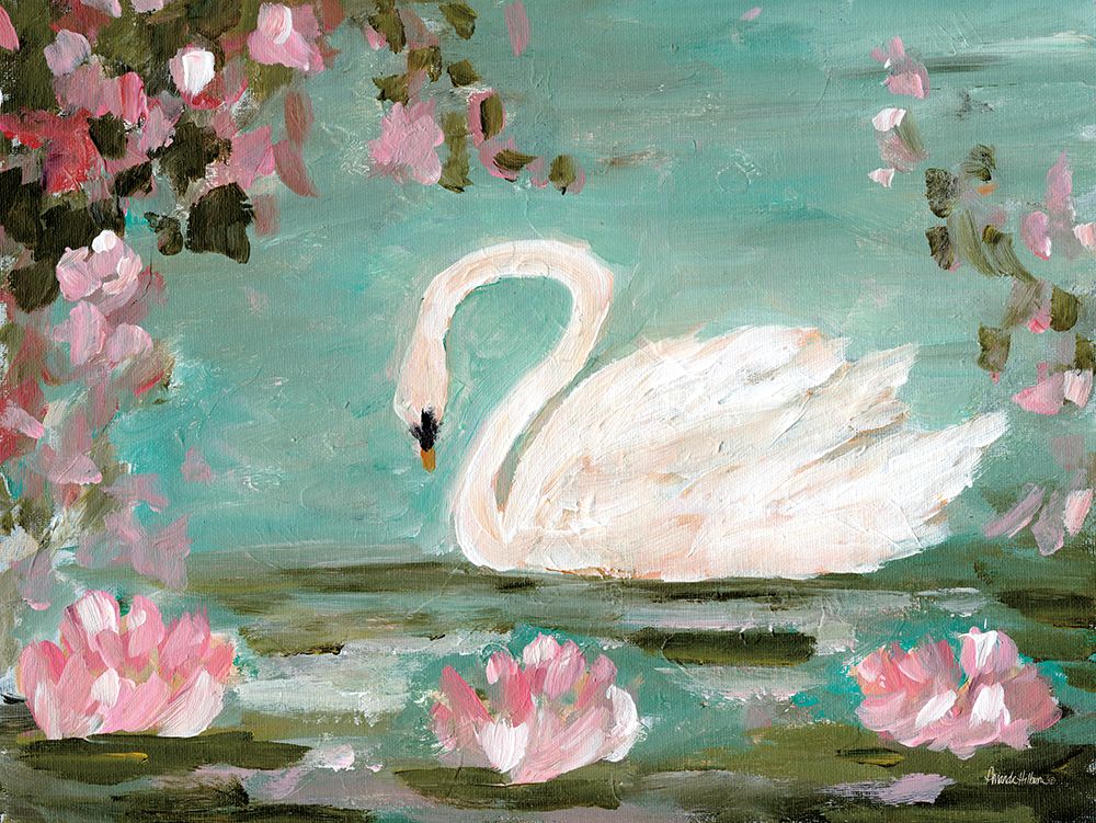 Romantic Swan art print by Amanda Hilburn for $57.95 CAD