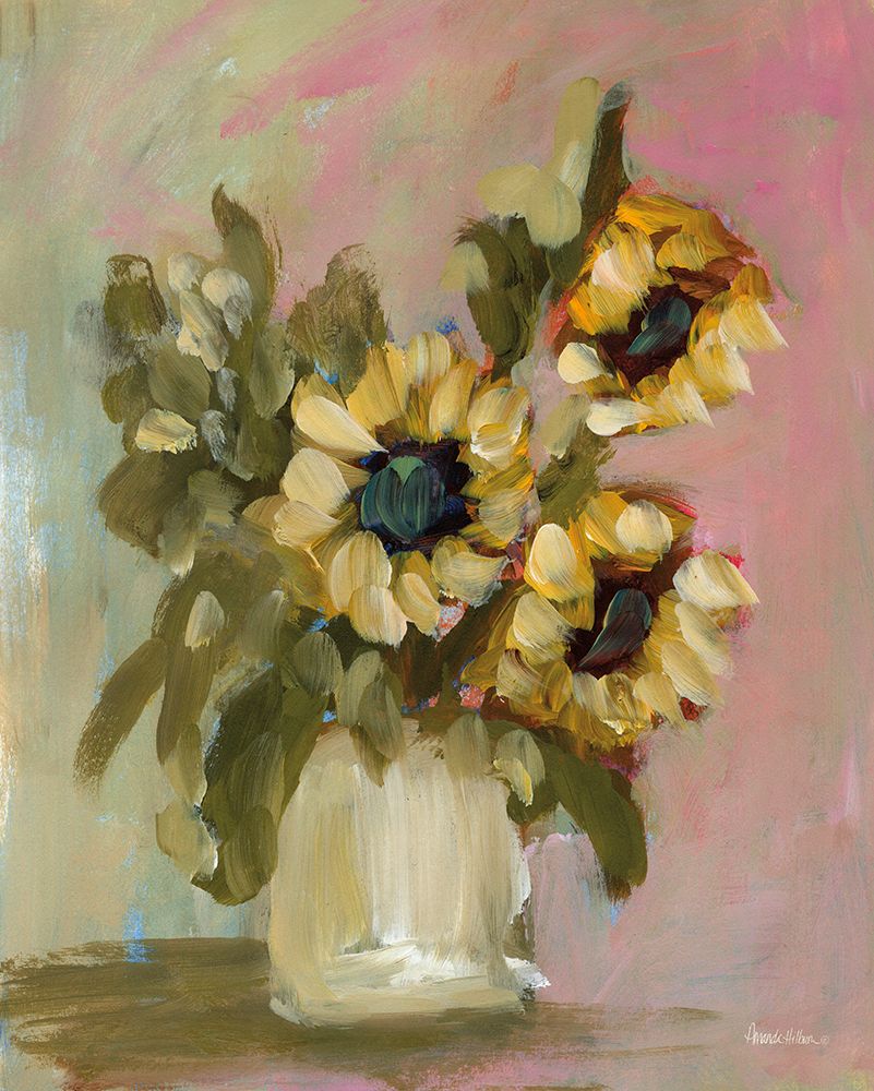 Moody Sunflowers art print by Amanda Hilburn for $57.95 CAD