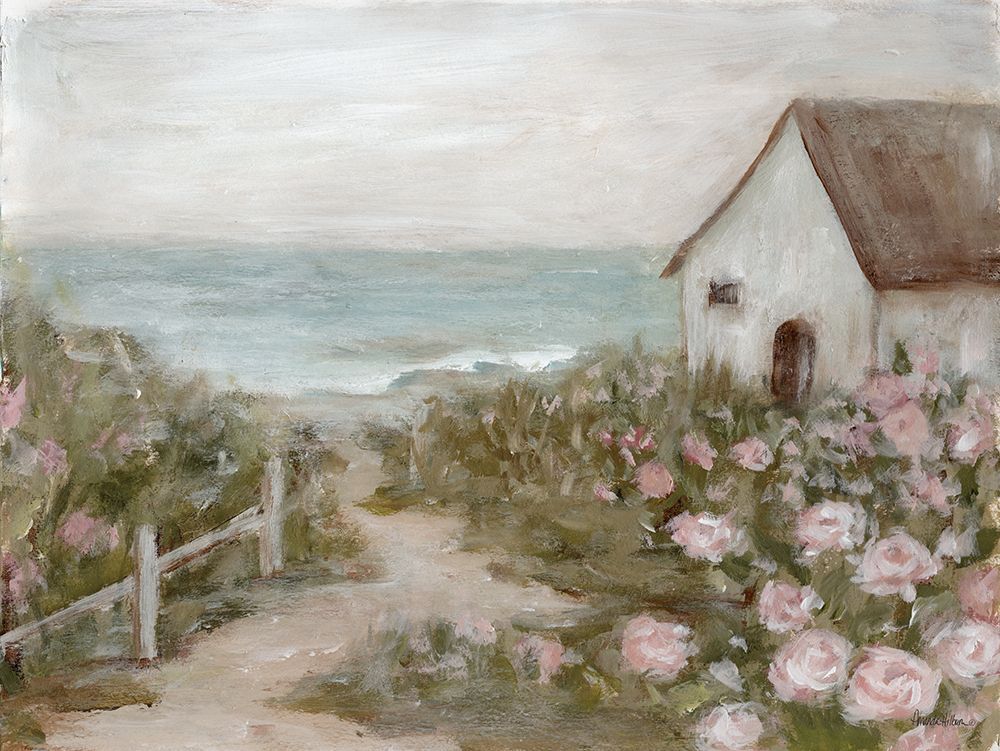 Seaside Cottage art print by Amanda Hilburn for $57.95 CAD