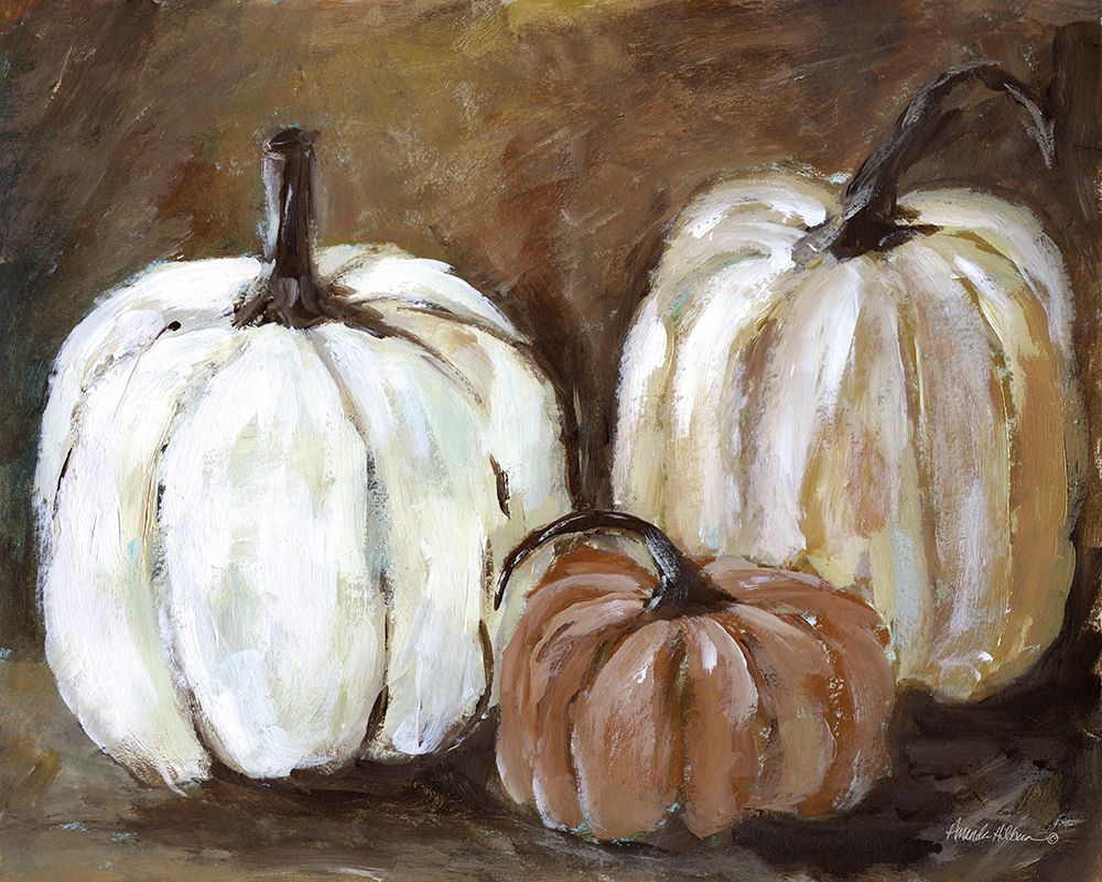 Fall Pumpkin Trio art print by Amanda Hilburn for $57.95 CAD