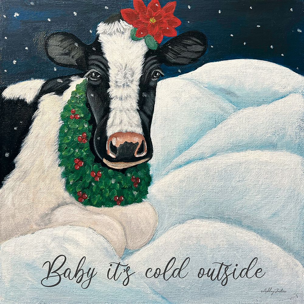 Baby Its Cold Outside art print by Ashley Justice for $57.95 CAD