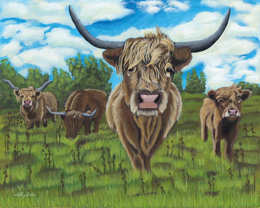 A Morning Graze art print by Ashley Justice for $57.95 CAD