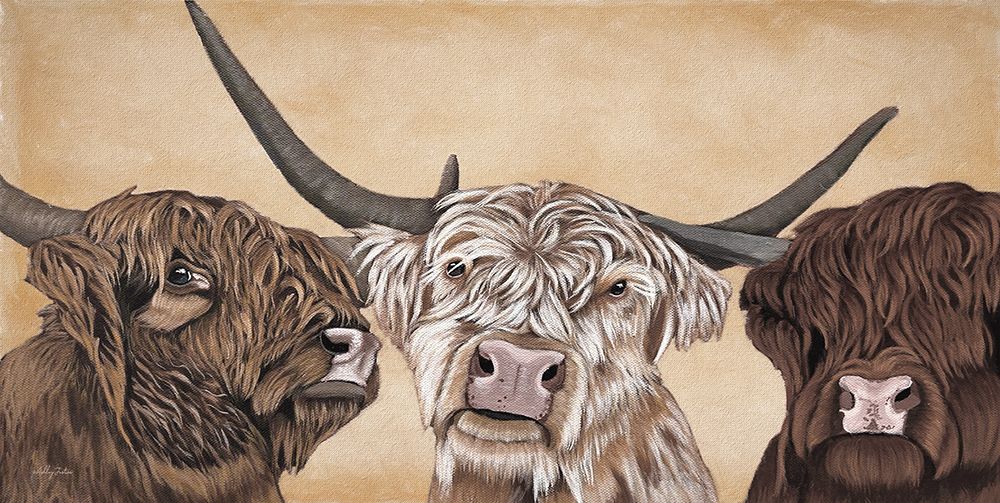 Highland Trio art print by Ashley Justice for $57.95 CAD