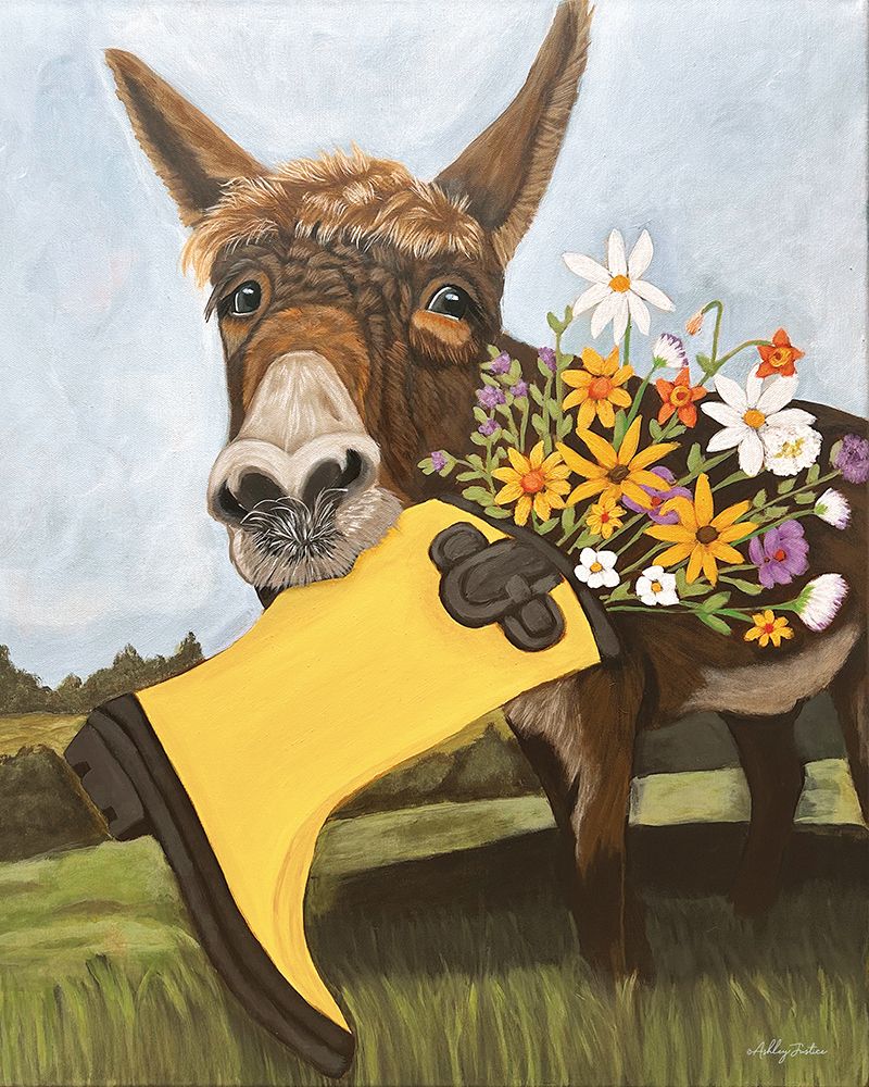 Donkey Shenanigans art print by Ashley Justice for $57.95 CAD