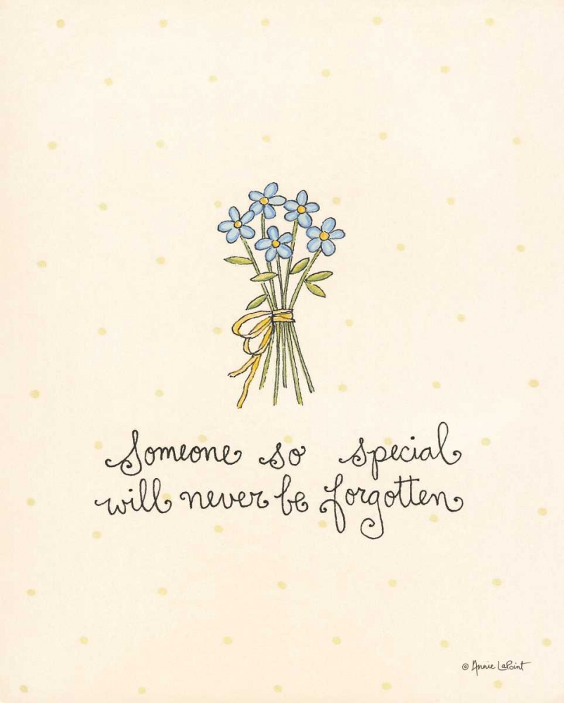 Someone So Special art print by Annie LaPoint for $57.95 CAD