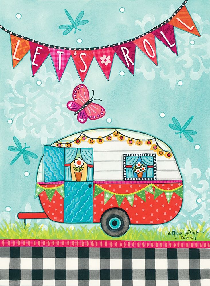 Lets Roll art print by Annie LapPoint for $57.95 CAD