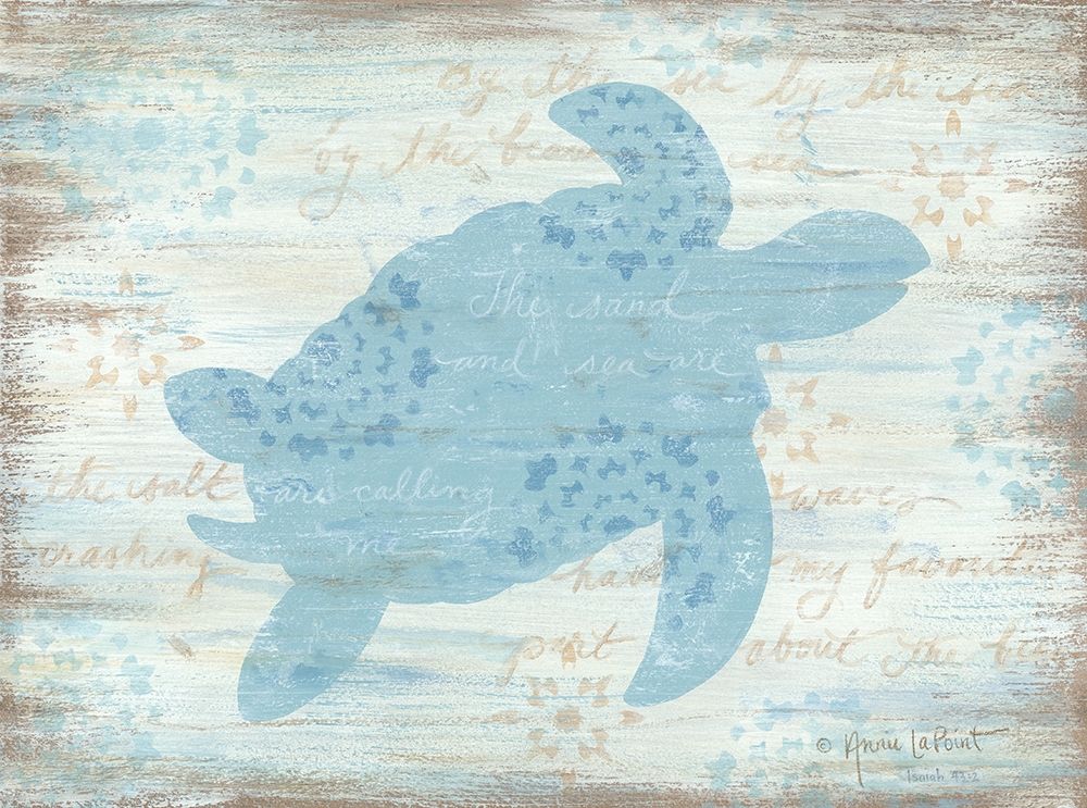 Ocean Turtle art print by Annie LaPoint for $57.95 CAD