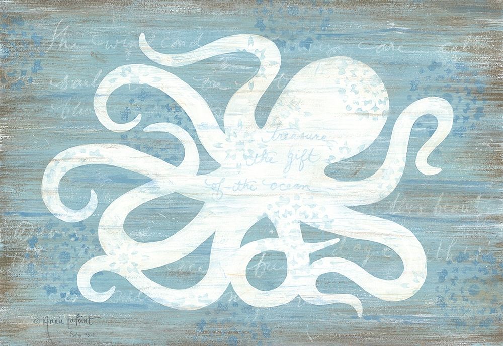Ocean Octopus art print by Annie LaPoint for $57.95 CAD