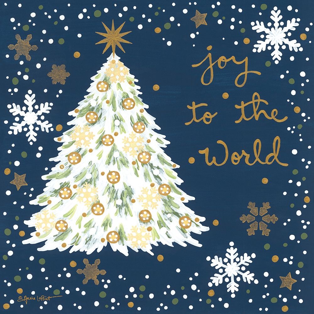 Silent Night Tree art print by Annie LaPoint for $57.95 CAD