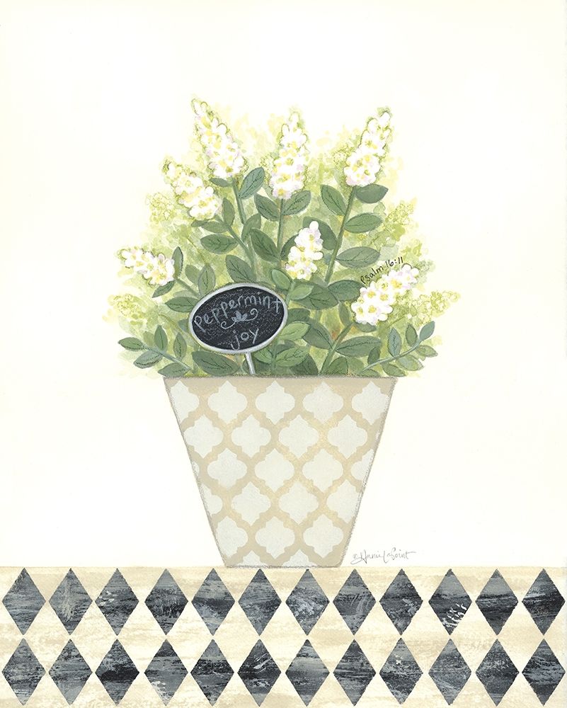 Peppermint Joy art print by Annie LaPoint for $57.95 CAD