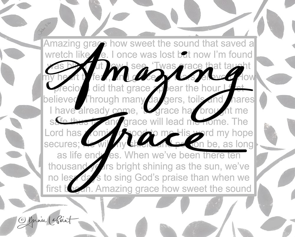 Amazing Grace art print by Annie LaPoint for $57.95 CAD