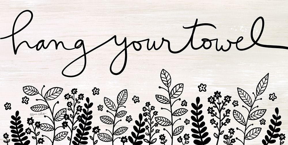 Hang Your Towel art print by Annie LaPoint for $57.95 CAD