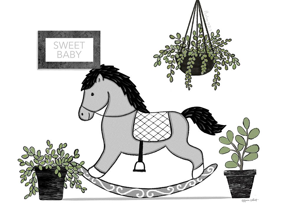 Babys Rocking Horse art print by Annie LaPoint for $57.95 CAD