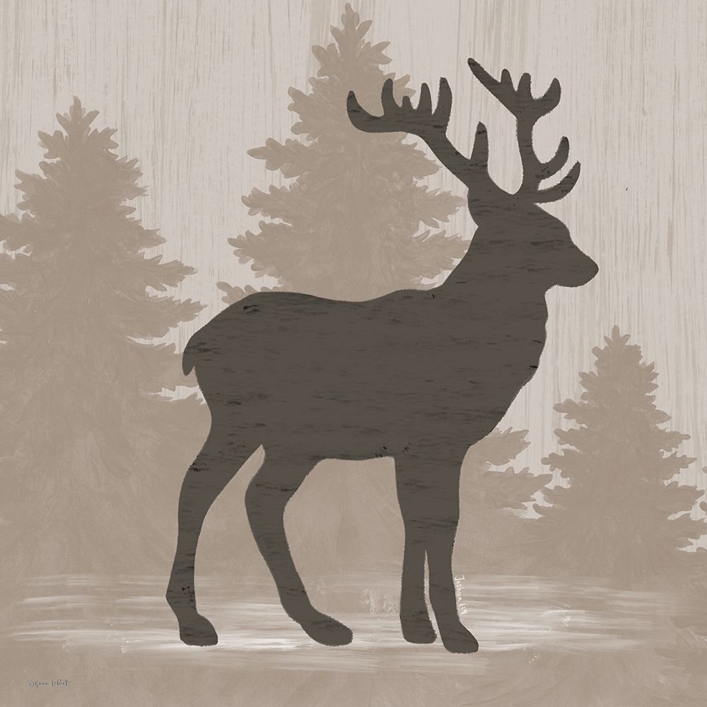 Buck Silhouette art print by Annie LaPoint for $57.95 CAD