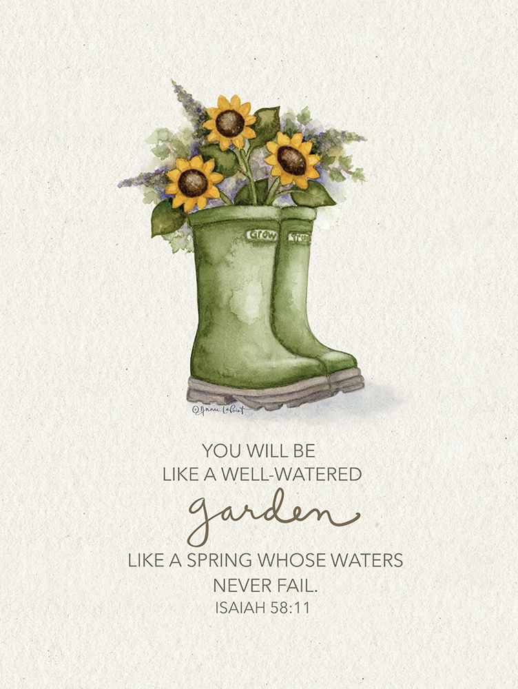 Isaiah 58:11 art print by Annie LaPoint for $57.95 CAD