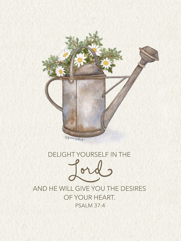 Psalm 37:4 art print by Annie LaPoint for $57.95 CAD