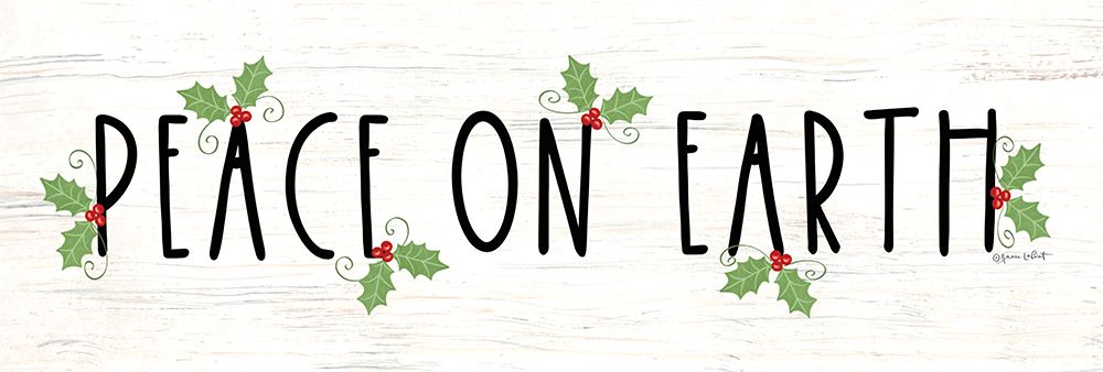 Holly Peace on Earth art print by Annie LaPoint for $57.95 CAD