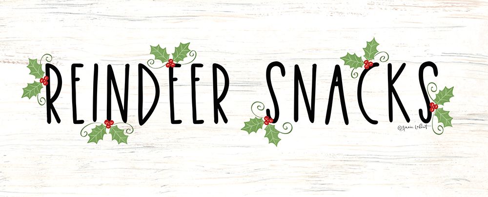 Reindeer Snacks art print by Annie LaPoint for $57.95 CAD